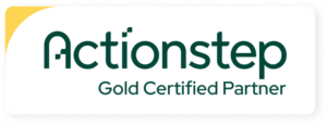 Actionstep Gold Certified Partner badge